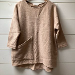 Sleeve Harper Tunic in Lightweight Wool.